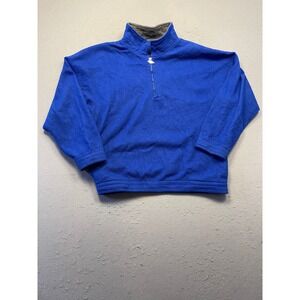Pro Spirit Pullover Fleece Polyester Royal Blue Large Mens